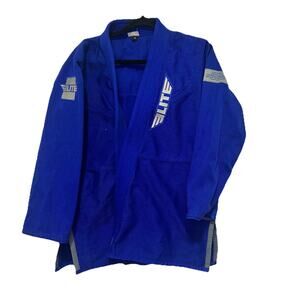 Elite Sports Unisex BJJ Gi Jacket A1 3/40 Bright Blue Weave Jiu Jitsu MMA Sport